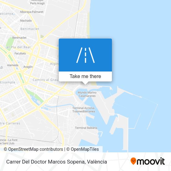 Carrer Del Doctor Marcos Sopena map