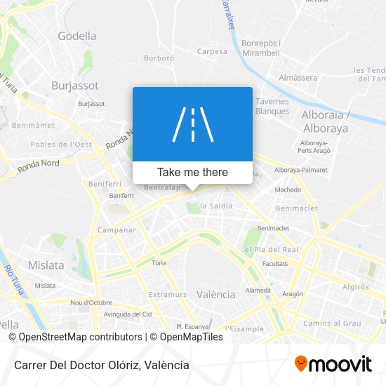 Carrer Del Doctor Olóriz map