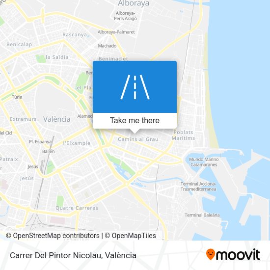 Carrer Del Pintor Nicolau map