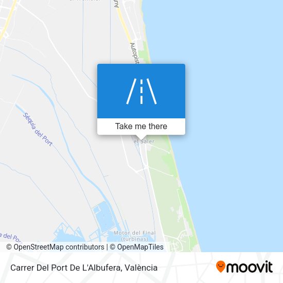 Carrer Del Port De L'Albufera map