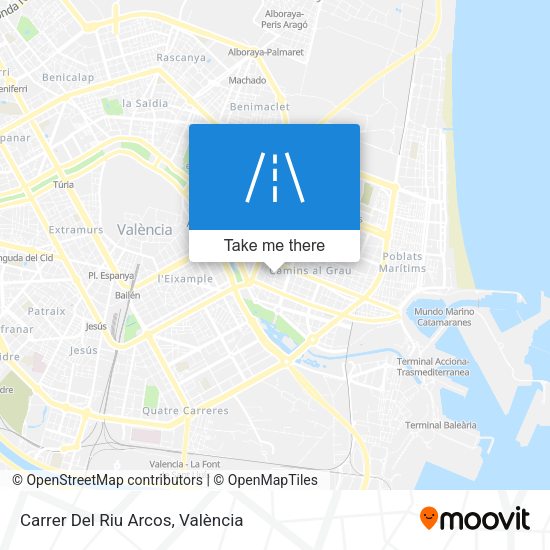 Carrer Del Riu Arcos map