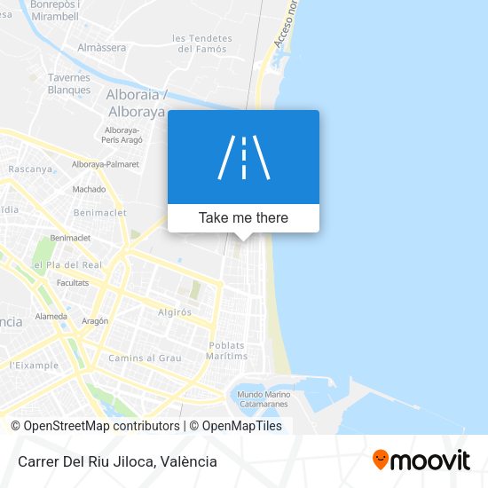 Carrer Del Riu Jiloca map