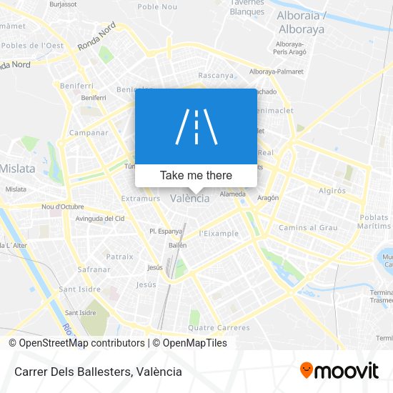 Carrer Dels Ballesters map