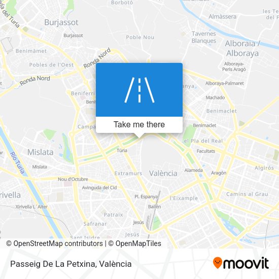 Passeig De La Petxina map