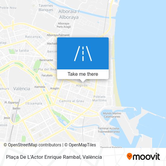 Plaça De L'Actor Enrique Rambal map