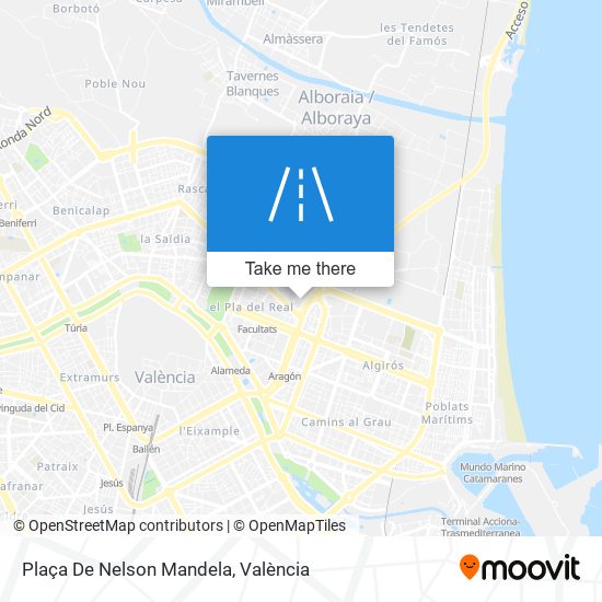 mapa Plaça De Nelson Mandela