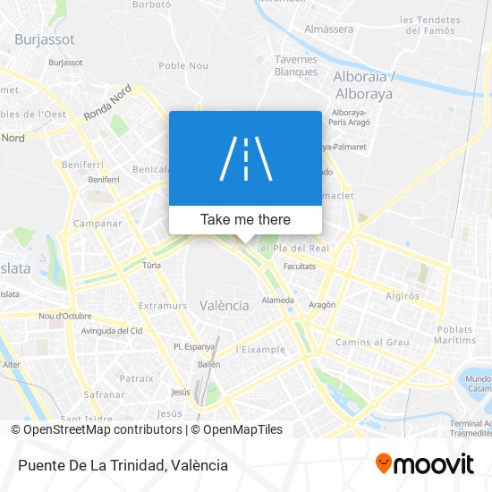 Puente De La Trinidad map