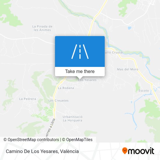 Camino De Los Yesares map
