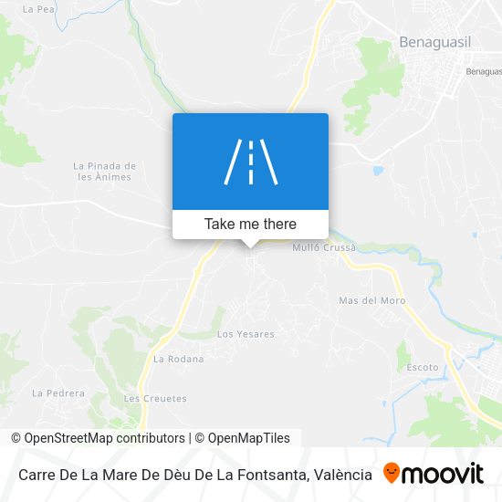 Carre De La Mare De Dèu De La Fontsanta map