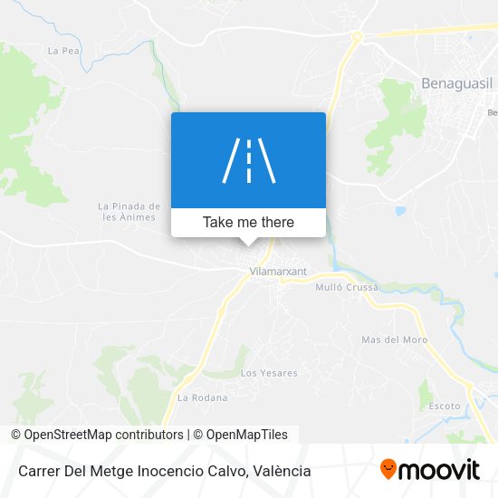 Carrer Del Metge Inocencio Calvo map