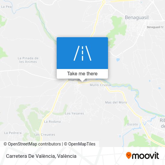Carretera De València map