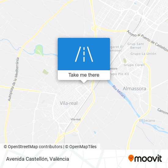 Avenida Castellón map