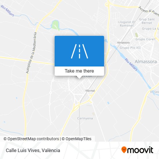 Calle Luis Vives map