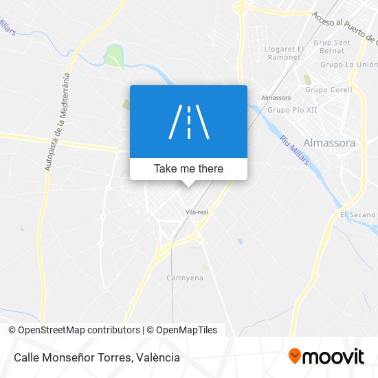 Calle Monseñor Torres map