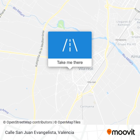 Calle San Juan Evangelista map