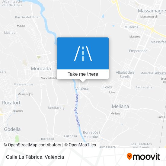Calle La Fábrica map