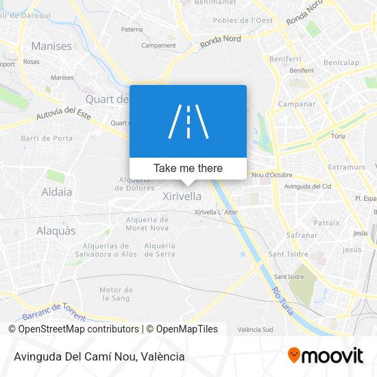 Avinguda Del Camí Nou map