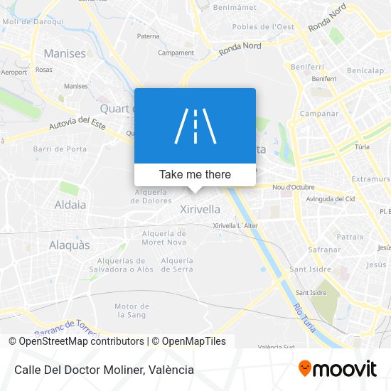 Calle Del Doctor Moliner map