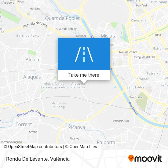 Ronda De Levante map