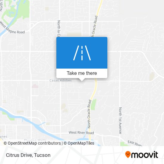 Citrus Drive map