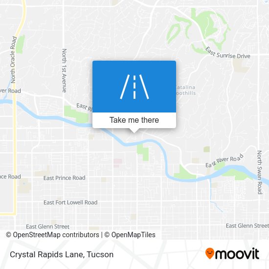 Crystal Rapids Lane map