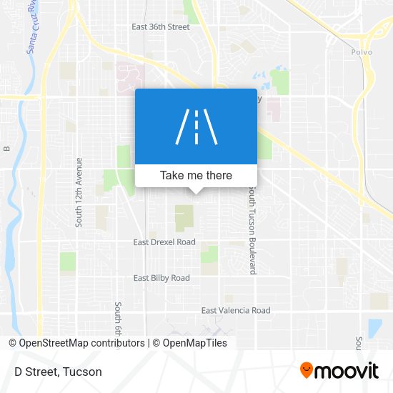 Mapa de D Street