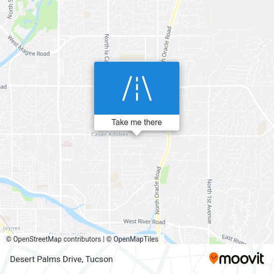 Mapa de Desert Palms Drive