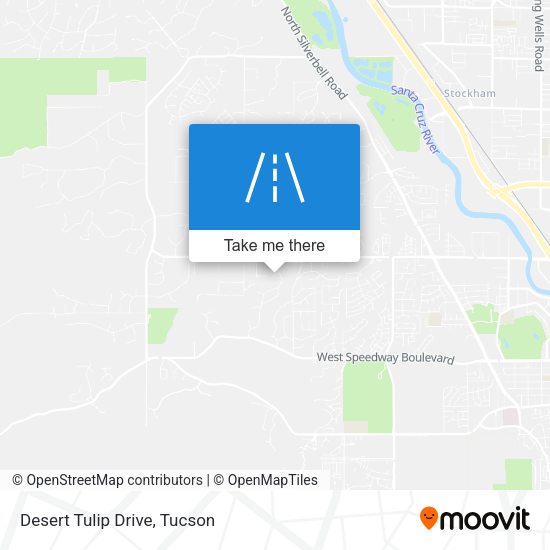 Desert Tulip Drive map