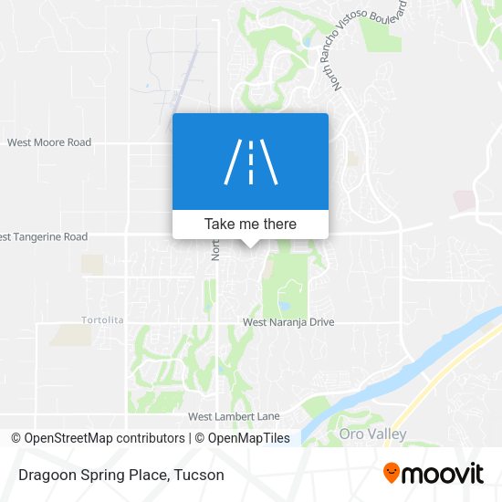 Dragoon Spring Place map