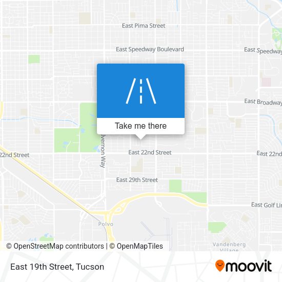 Mapa de East 19th Street