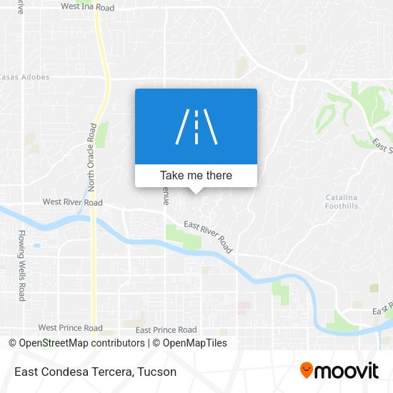 East Condesa Tercera map