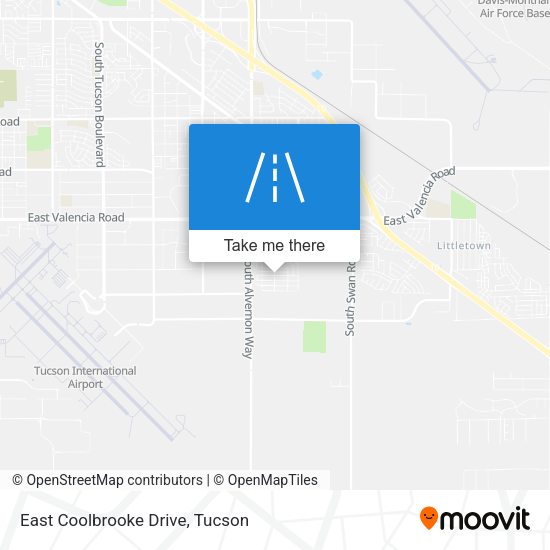 East Coolbrooke Drive map