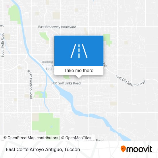 East Corte Arroyo Antiguo map