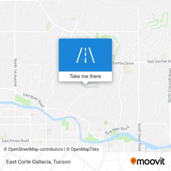 Mapa de East Corte Gallacia