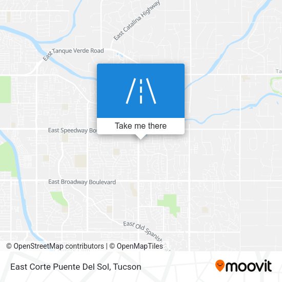 East Corte Puente Del Sol map