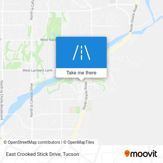 East Crooked Stick Drive map