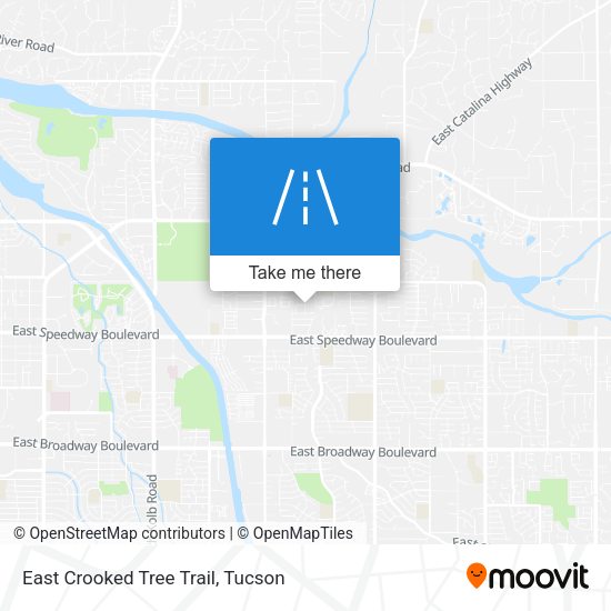 East Crooked Tree Trail map