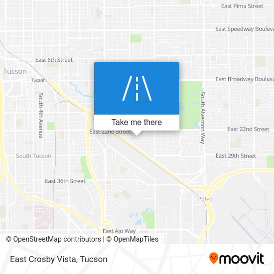 Mapa de East Crosby Vista