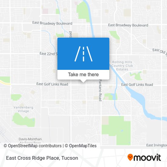 East Cross Ridge Place map