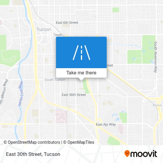 Mapa de East 30th Street