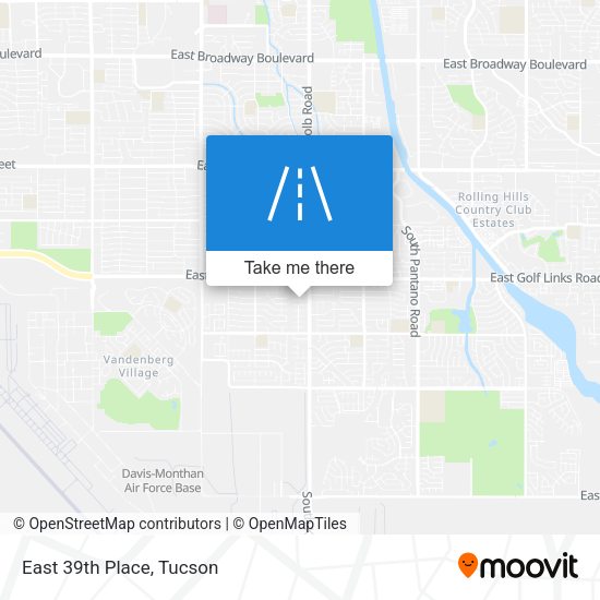 Mapa de East 39th Place