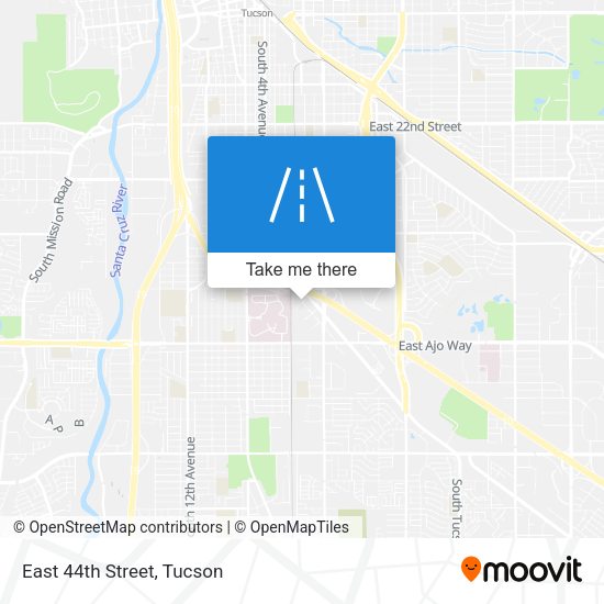 Mapa de East 44th Street