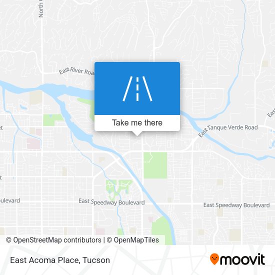 Mapa de East Acoma Place