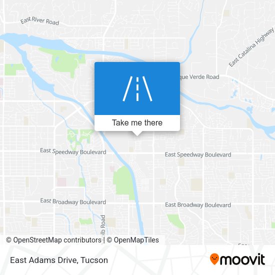 East Adams Drive map