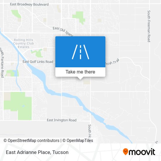 East Adrianne Place map