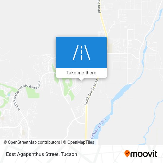East Agapanthus Street map