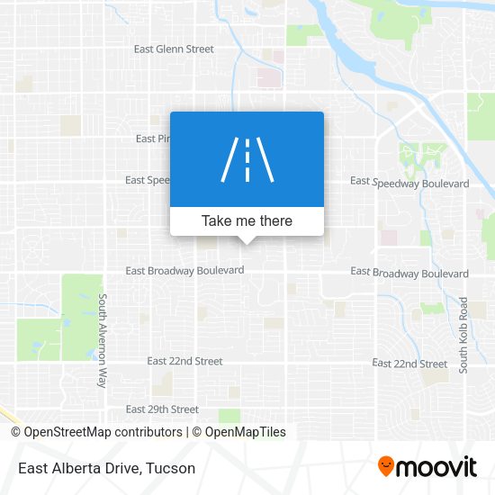 Mapa de East Alberta Drive