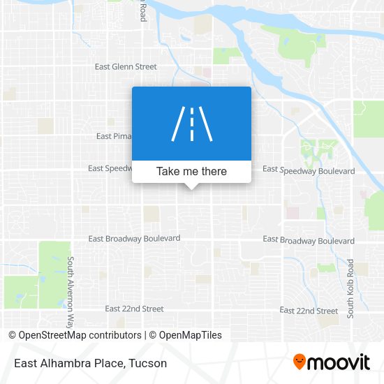 East Alhambra Place map