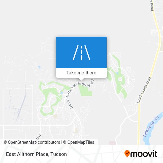 East Allthorn Place map