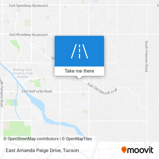 Mapa de East Amanda Paige Drive